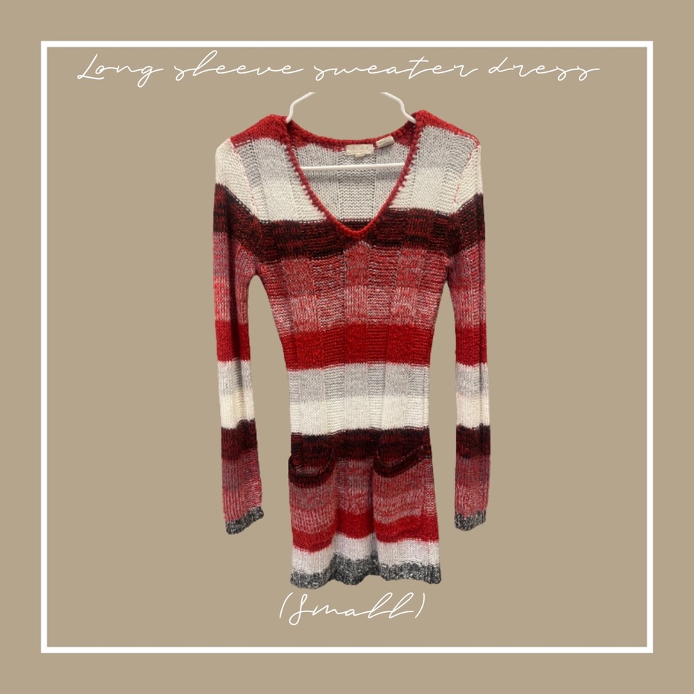 Ultra Flirts Sweater Red Dress (great for Christmas).